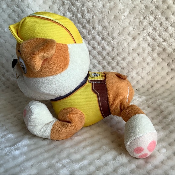 Paw Patrol Rubble Dog Stuffed Animal Plush Toy - Picture 5 of 5
